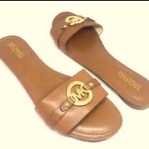 Mk leather sandals size 10